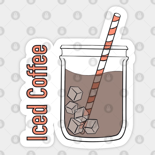 Iced Coffee Sticker by smoochugs